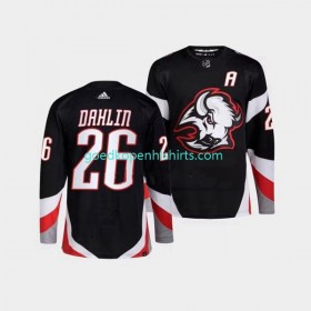 Buffalo Sabres Rasmus Dahlin 26 Adidas 2022-2023 Reverse Retro Zwart Authentic Shirt - Mannen